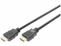 Digitus HDMI Premium High Speed Anschlusskabel, Typ A HDMI-Kabel, Audio Return