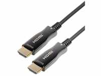 Koscom Aktives HDMI 2.0 Glasfaser Kabel 20m 4K UHD HDMI-Kabel