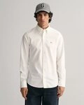 Gant Langarmhemd Slim Fit Oxford Hemd strukturiert langlebig dicker Oxford Hemd Slim