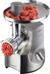KENWOOD Fleischwolf MG700 mit 2 Wurstf&uuml;llaufs&auml;tzen, Kebbeaufsatz, 3...