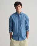 Gant Langarmhemd Regular Fit Denimhemd Jeanshemd pflegeleicht