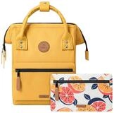 CABAIA Rucksack Marrakech (Set, 3-tlg., inkl. 2 auswechselbaren Vordertaschen),