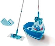 Leifheit Wischmopp Set CLEAN TWIST M Ergo (micro duo) + duster static, (5-St),