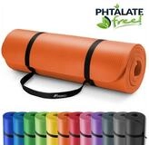 TRESKO Gymnastikmatte rutschfest mit Tragegurt Sportmatte gepolstert, Yogamatte