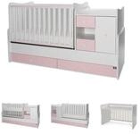 Lorelli Komplettbett Baby- und Kinderbett Mini Max, 3 in 1, umbaubar, f&uuml;r 2 Kinder