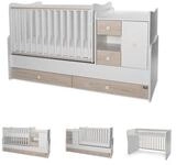 Lorelli Komplettbett Baby- und Kinderbett Mini Max, 3 in 1, umbaubar, f&uuml;r 2 Kinder