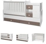 Lorelli Komplettbett Baby- und Kinderbett Mini Max, 3 in 1, umbaubar, f&uuml;r 2 Kinder