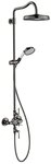 hansgrohe Brausegarnitur Axor Montreux Showerpipe, Mit Thermostat mit Hebelgriff