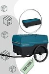 Qeridoo Fahrradlastenanh&auml;nger Qubee XL Cargo / Lastenanh&auml;nger - Farbe: Limited