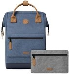 CABAIA Rucksack Melanged Backpack (Set, 3-tlg)