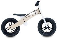 Hauck Laufrad Balance N Ride - Zebra 12 Zoll, Holz Lauflernrad mit Luftr&auml;dern &