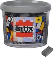 SIMBA Konstruktionsspielzeug Bausteine Blox 40 Teile 8er grau 104114539