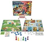 Hasbro Spiel Cluedo Junior, 2-in-1 Detekktivspiel, 2 Spielniveaus, 2 bis 6...