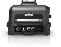 NINJA Elektrogrill Woodfire OG850EU, 1700 W, Outdoor Grill, Smoker und NINJA Elektrogrill Woodfire OG850EU, 1700 W, Outdoor Grill, Smoker und