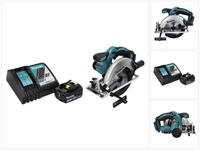Makita Kompakt-Handkreiss&auml;ge DSS 611 RF1 Akku Handkreiss&auml;ge 18 V 165 mm + 1x Akku