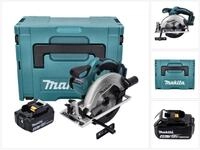 Makita Kompakt-Handkreiss&auml;ge DSS 611 M1J Akku Handkreiss&auml;ge 18 V 165 mm + 1x Akku