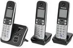 Panasonic KX-TG6823GB Trio Festnetztelefon (Mobilteile: 3)