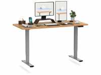 FLEXISPOT Schreibtisch EB2-SET, Höhenverstellbarer Schreibtisch, Dual-Motor &
