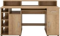 VOGL M&ouml;belfabrik Schreibtisch Timra mit Monitoraufsatz, Tastaturauszug & Towerfach,