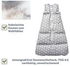 Kinderhaus Blaubaer Babyschlafsack Daunenschlafsack TOP, 3-fach l&auml;ngenverstellbar