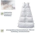 Kinderhaus Blaubaer Babyschlafsack Daunenschlafsack TOP, 3-fach l&auml;ngenverstellbar