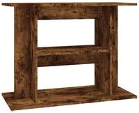 vidaXL Aquariumunterschrank Aquariumst&auml;nder Ger&auml;ucherte Eiche 80 x 35 x 60 cm