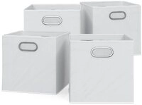 Vicco Faltbox, Wei&szlig;, 30 x 30 cm 4er Set (4 St)