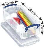 REALLYUSEFULBOX Aufbewahrungsbox, 0,9 Liter, verschlie&szlig;bar und stapelbar