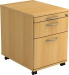 HAMMERBACHER Container Rollcontainer 58cm 1 Schub 1 H&auml;ngeregistratur Schloss