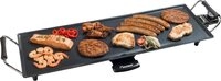 bestron Tischgrill ABP603 elektrische XL Planchagrillplatte, 1000 W, mit bestron Tischgrill ABP603 elektrische XL Planchagrillplatte, 1000 W, mit