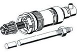 Schell Spind SCHELL 222360099 Oberteil POLAR II inkl. Spindel 177,5 mm, mit...