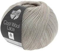 LANA GROSSA Cool Wool Lace H&auml;kelwolle, 400 m