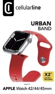 Cellularline Smartwatch-Armband Urban Band f&uuml;r Apple Watch (Serie 1/ 2/ 3) 44/...