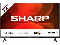 Sharp 1T-C32FHx LED-Fernseher (80 cm/32 Zoll, HD-ready, Android TV, Smart-TV,