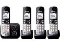 Panasonic KX-TG6824GB schwarz/silber Schnurloses DECT-Telefon