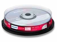 Philips DVD-Rohling 10 Philips Rohlinge DVD+R 4,7GB 16x Spindel