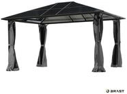 BRAST Pavillon Premium Aluminium Gr&ouml;&szlig;en 3x4m 3,6x4,8m Moskitonetz, mit 4
