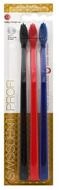 Swissdent Zahnb&uuml;rste Profi Colours soft-medium Zahnb&uuml;rsten Schwarz, Rot, Blau...