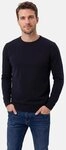 s.Oliver Rundhalspullover Basic (1-tlg) Pullover - Baumwolle - Atmungsaktiv -