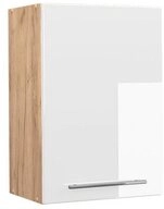 Vicco H&auml;ngeschrank Fame-Line, Wei&szlig; Hochglanz/Goldkraft Eiche, 50 cm (1-St)