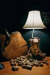 Happy Lamps for smiling eyes LED Tischleuchte Charles der B&auml;r, LED fest...
