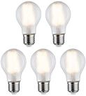 Paulmann LED-Leuchtmittel 5er Pack AGL 806lm 2700K matt 230V, E27, 5 St.,...