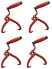 TRUTZHOLM Handpackzange 4x Packzange Handhebehaken Sappie Holzgreifer...