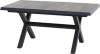 Siena Garden Gartentisch SINCRO Ausziehtisch 160/200x90cm matt anthrazit,
