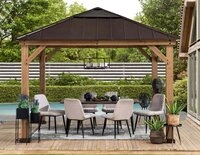 Sunjoy Pavillon Sunjoy Pirin, in Naturbelassen