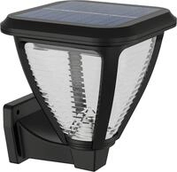 Philips LED Solarleuchte Outdoor Vapora 1.5W, 2700 Kelvin, schwarz,