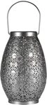 Pauleen LED Laterne Sunshine Tempation klein Solarlaterne Silber/Metall, LED fest