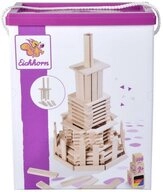 Eichhorn Eichhorn Holzbaukasten, Holzsteine inklusive Vorlagen, Buchenholz ...