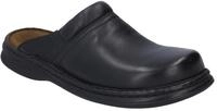 Clog JOSEF SEIBEL "Max", Herren, Gr. 39, schwarz, Leder, unifarben, Schuhe Clog,