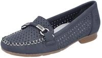 Rieker Mokassin Slipper, Sommerschuh mit toller Schmuckspange
